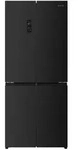 Gorenje French-Door, Schwarz, Metall, 4 Schublade(n) Schubladen, 79.4x190x65 cm,