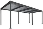 MCW Alu, Anthrazit, Metall, 590x224x306 cm, Sonnen- & Sichtschutz, Pavillons &