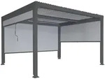 MCW Alu, Anthrazit, Metall, 368x224x306 cm, Sonnen- & Sichtschutz, Pavillons &