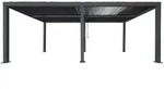 MCW Pergola, Anthrazit, Metall, 583x220x301 cm, Sonnen- & Sichtschutz, Pavillons &