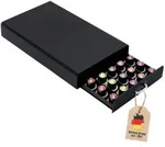 Intirilife Kaffee, Schwarz, Kunststoff, 23.5x6x38.5 cm, Kochen, K&uuml;chenhelfer,