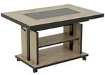 Livetastic Couchtisch, Eiche Artisan, Anthrazit, Stein, Holzwerkstoff,...