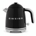 Sweiss Wasserkocher, Schwarz, Metall, 16x24x22 cm, K&uuml;chenger&auml;te, Wasserkocher