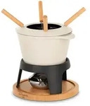 La Fonderie 1890 Fondue-Set, Beige, Metall, 20x20x20 cm, K&uuml;chenger&auml;te,...