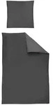 Irisette Bettw&auml;sche, Anthrazit, Textil, Uni, 155x220 cm, Oeko-Tex&reg; Standard 100,