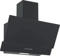 Respekta DUNSTABZUGSHAUBE Schwarz 60x59.5-87.5x26.3 cm, Energieeffizienzklasse: A+
