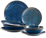 M&auml;ser Kombiservice, Dunkelblau, Keramik, 8-teilig, 1000 ml, Essen & Trinken,