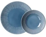 Ritzenhoff Breker Tafelservice, Blau, Keramik, 12-teilig, Rund, 2x2x2 cm, Essen &