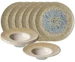Ritzenhoff Breker Gourmet-Set, Beige, Keramik, 12-teilig, 2x2x2 cm, Essen & Trinken,