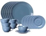 Ritzenhoff Breker Kaffeeservice, Blau, Keramik, 18-teilig, Rund, 2x2x2 cm, Essen &