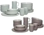 Ritzenhoff Breker Xxl, Mintgr&uuml;n, Taupe, Keramik, 32-teilig, 2x2x2 cm, Essen &