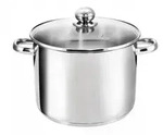 Kopf Kochtopf, Edelstahl, Metall, Rund, w&auml;rmeisolierter Griff, Kochen, T&ouml;pfe,