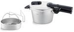 Fissler Schnellkochtopf Vitaquick&reg; Premium satiniert, Silber, Edelstahl,...