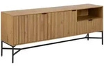 Livetastic Sideboard, Eiche, Metall, 3 F&auml;cher, 1 Schublade(n) Schubladen, 180x70x40
