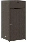 vidaXL Gartenschrank, Braun, Kunststoff, Rechteckig, 55x111x55 cm, Aufbewahrung &