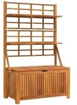 vidaXL Truhe, Braun, Holz, 99x160x50 cm, Aufbewahrung & Schutzh&uuml;llen