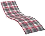 vidaXL Sonnenliegen-Auflage, Eukalyptusholz, Textil, 70x3x200 cm, Outdoor-Kissen,