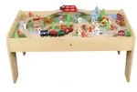 Coemo Spieltisch, Natur, Holzwerkstoff, 57x98 cm, unisex, CE, Spielzeug,