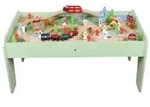 Coemo Spieltisch, Gr&uuml;n, Holzwerkstoff, 57x98 cm, unisex, CE, Spielzeug,