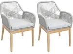 MCW Gartenstuhl, Hellgrau, Hellgrau, Holz, 58x85x59 cm, Gartenm&ouml;bel, Gartenst&uuml;hle,