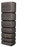4rain Wandtank, Braun, Kunststoff, 350 L, 60x184x39 cm, Gartenzubeh&ouml;r, Gartenpflege