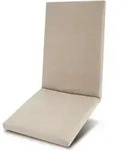 Beautissu Hochlehnerauflage, Beige, Textil, Rechteckig, 48x5x122 cm,...