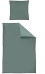 Irisette Bettw&auml;sche, Gr&uuml;n, Textil, Uni, 135x200 cm, Oeko-Tex&reg; Standard 100,