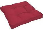 Beautissu Loungekissen, Rot, Textil, 50x10x50 cm, Wohntextilien, Kissen,...