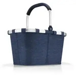 Reisenthel Einkaufstasche Carrybag twist navy, Dunkelblau, Textil, 22 L, 48x29x28 cm,