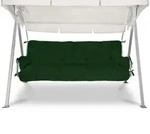 Beautissu Hollywoodschaukelauflage, Dunkelgr&uuml;n, Textil, 50x8x180 cm, Outdoor-Kissen