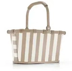 Reisenthel Einkaufskorb Carrybag XS summerstripes coffee, Creme, Textil, 5 L,