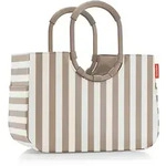 Reisenthel Einkaufstasche Loopshopper L summerstripes coffee, Creme, Textil, 25 L,