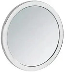 Wenko Schminkspiegel Pistoia, Silber, Kunststoff, Glas, rund, 14.5x3.5x2 cm, Spiegel,