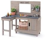 Muddy Buddy Matschk&uuml;che Coffee Corner, Hellgrau, Holz, 60x95x100 cm, Fsc, EN...