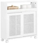SoBuy Nischenregal, Wei&szlig;, Holzwerkstoff, 20x70x65 cm, Badezimmer,