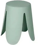 Wenko Badhocker Comiso, Pastellgr&uuml;n, Kunststoff, 44.5x46x44.5 cm, freistehend,