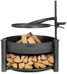 Cook King Feuerschale, Rost, Metall, 60x60 cm, Freizeit, Campingzubeh&ouml;r,