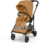 cybex Gold Kinderwagen Melio Carbon, Dunkelgelb, Textil, 49x96.5 - 107x82-91 cm,