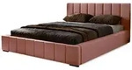 Marpur Polsterbett, Pink, Metall, 200x200 cm, Oeko-Tex&reg; Standard 100, Schlafzimmer,