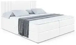 Altdecor Boxbett, Wei&szlig; Hochglanz, Holzwerkstoff, H&ouml;he ca. 20 cm, 180x200 cm,