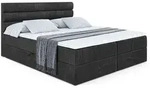 Altdecor Boxbett, Schwarz, Holzwerkstoff, H&ouml;he ca. 20 cm, 180x200 cm, Schlafzimmer,