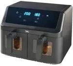 Homeware Profession. Heissluftfritteuse, Schwarz, Metall, Kunststoff, 4.5+4.5 L,