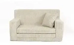 Fortisline Kindersofa, Beige, Textil, Uni, Quadratisch, 83x47x43 cm, Oeko-Tex&reg;