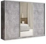 Masseno Schwebet&uuml;renschrank, Titan, Silber, Holzwerkstoff, 9 F&auml;cher, 4...