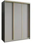 Masseno Schwebet&uuml;renschrank, Graphit, Holzwerkstoff, 9 F&auml;cher, 4 Schubladen,