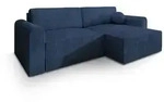Masseno Ecksofa, Blau, Kunststoff, 3-Sitzer, L-Form,L-Form, 245x148 cm,...