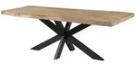 Massivmoebel24 Baumtisch, Beige, Holz, Echtholz,Mangoholz, 8-Sitzer, 90x77x180...