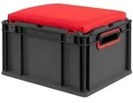 Proregal Eurobox, Schwarz, Kunststoff, Rechteckig, 30x26.5x40 cm, Ordnen &