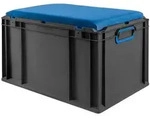 Proregal Eurobox, Schwarz, Kunststoff, Rechteckig, 40x36.5x60 cm, Ordnen &