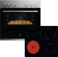 Electrolux HERDSET Edelstahl 59.4x59.0x56.0 cm, Energieeffizienzklasse: A...
